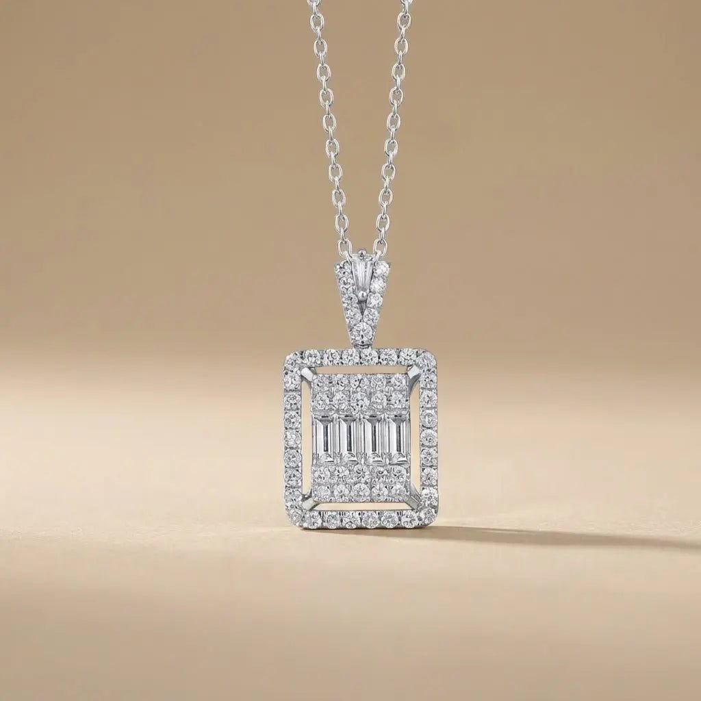 Natural Diamond Women Pendants - Majestic Jewellery