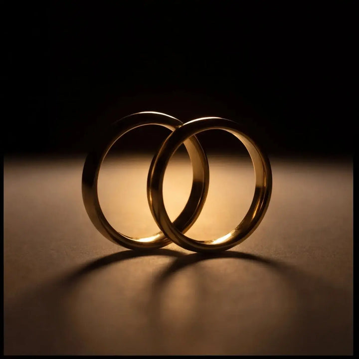 Classic Lyra 3mm gold wedding band by Majestic Jewellery