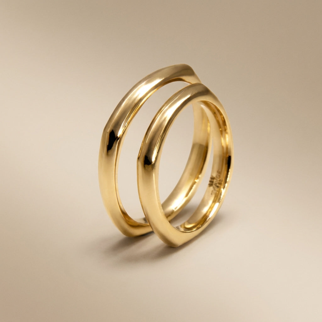 Majestic Classic Kollektion 14K Ehering — Elara 3mm