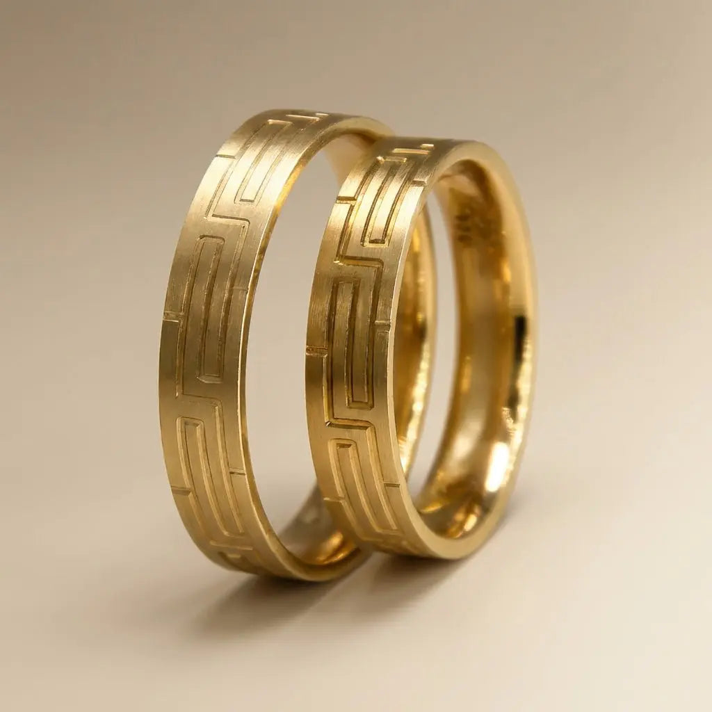 4mm Gold Wedding Band – gold ring in solid 9ct gold by Majestic Jewellery