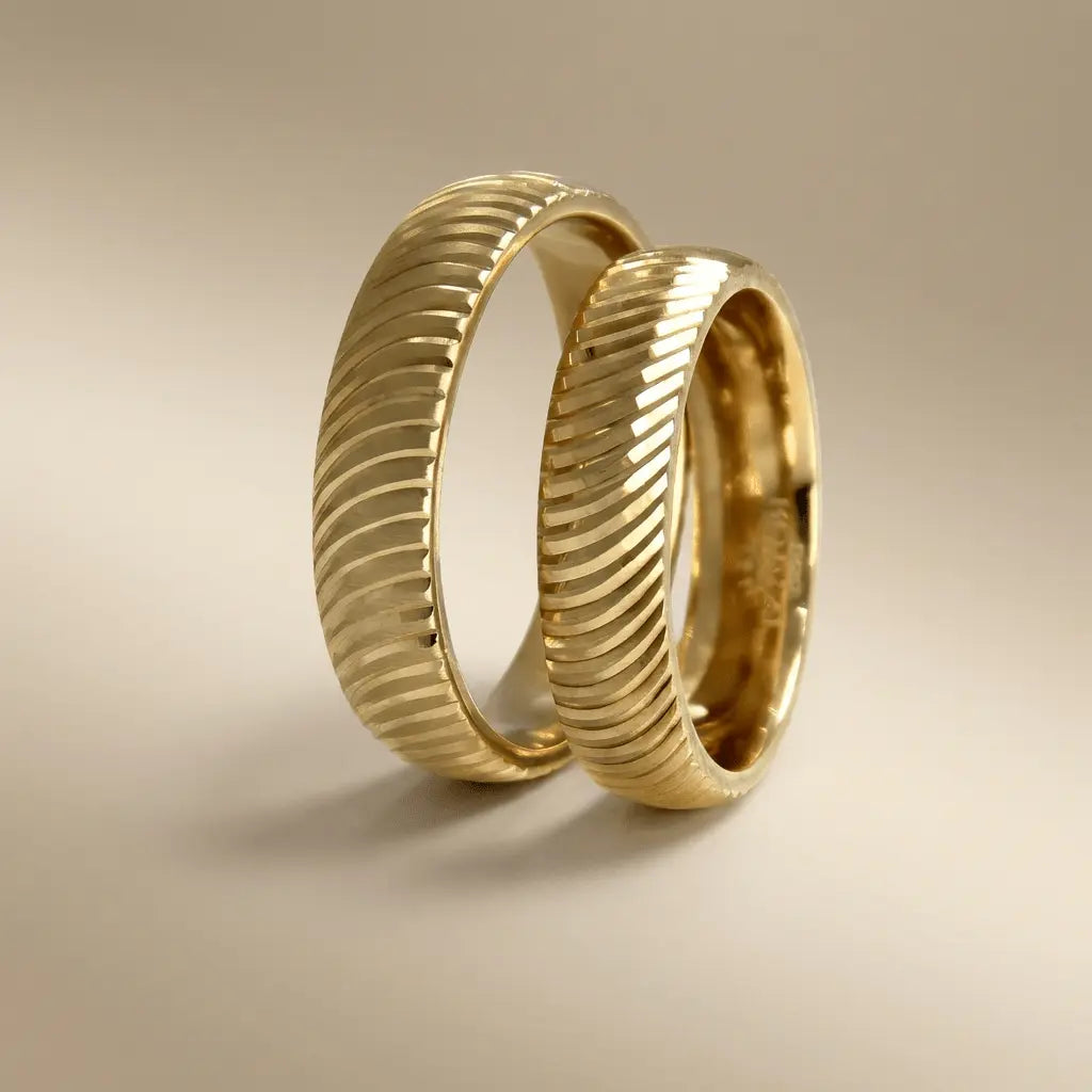5mm Gold Wedding Band – gold ring in solid 9ct gold by Majestic Jewellery