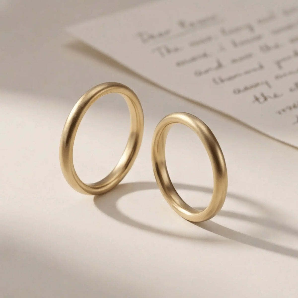Classic Elara 2mm gold wedding band by Majestic Jewellery