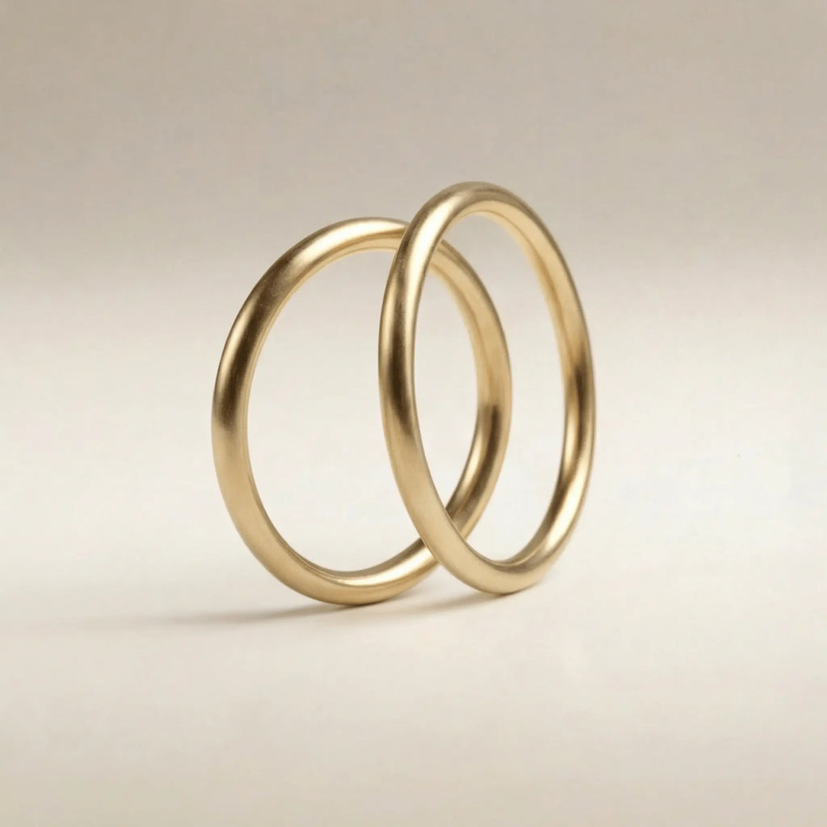 Classic Elara 2mm gold wedding band by Majestic Jewellery