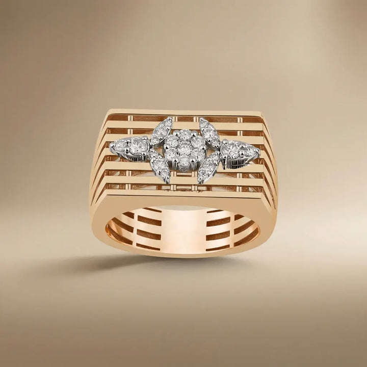 Marquise Cluster Diamond solid diamond ring by Majestic Jewellery