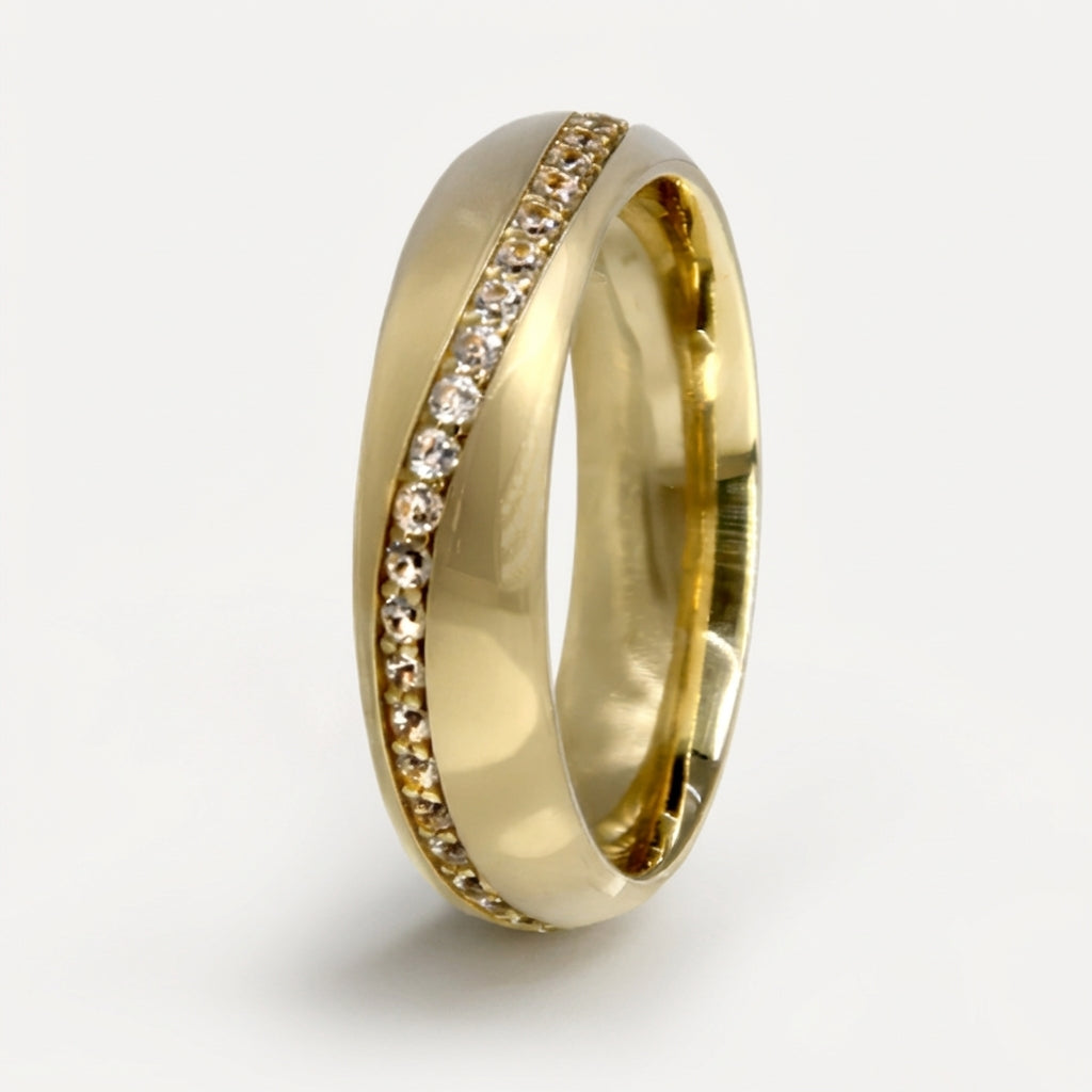 Majestic Diamond Line Kollektion 14K Diamant-Ehering — Stella 5mm