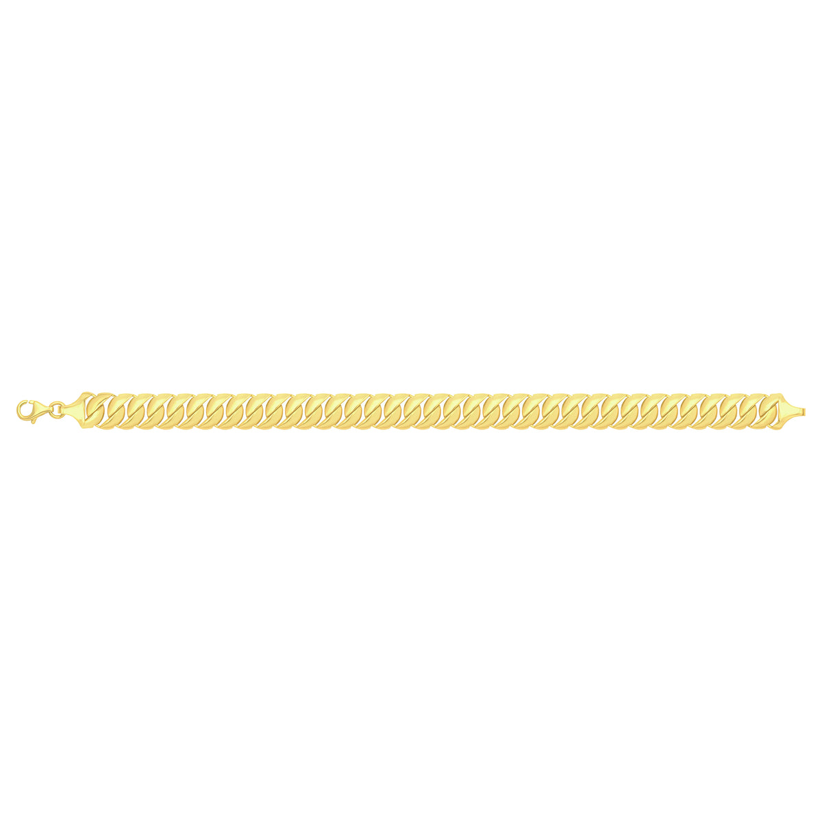 Solid gold braided bracelet, 8.85 g — shown square on a plain background.