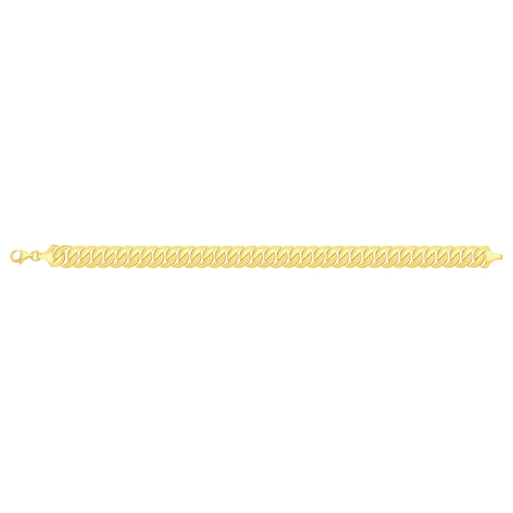 Solid gold braided bracelet, 8.85 g — shown square on a plain background.