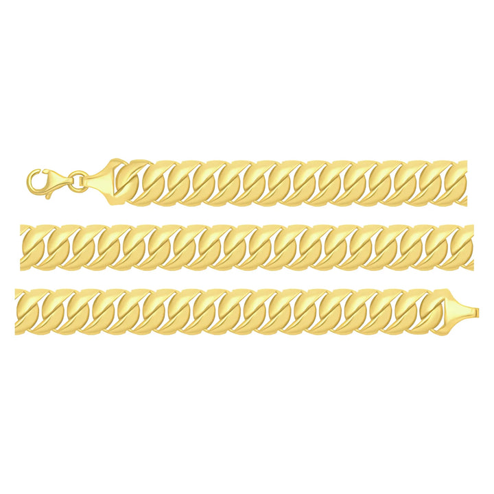 Solid gold braided bracelet, 5.30 g — shown in three rows across the frame.