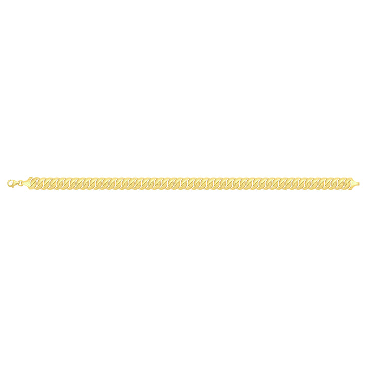 Solid gold braided bracelet, 5.30 g — shown square on a plain background.