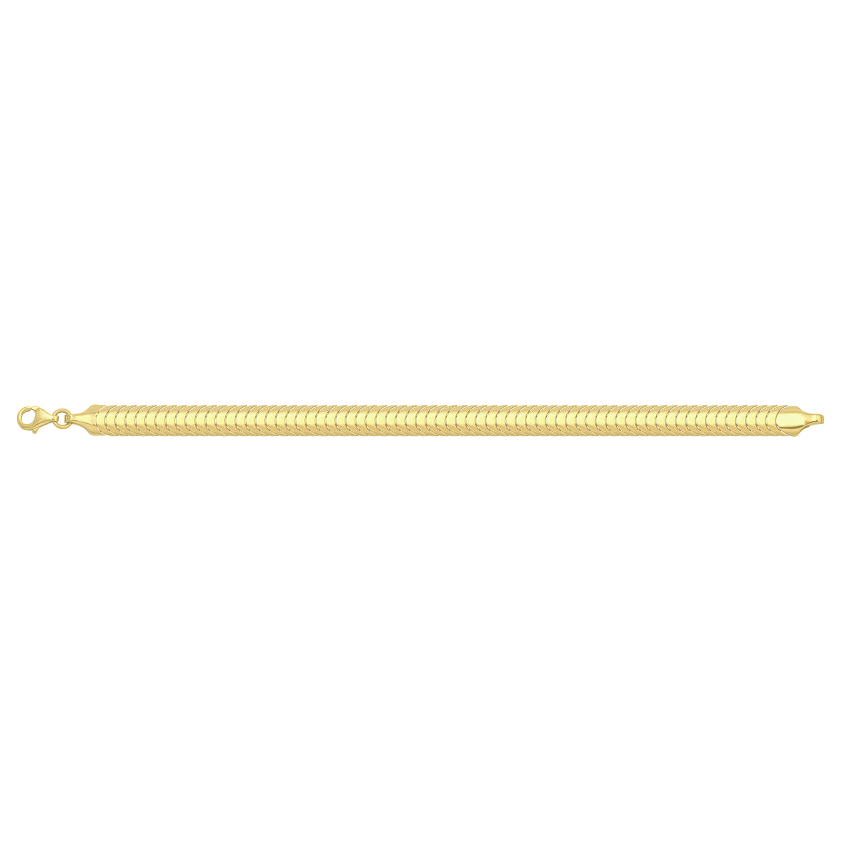 Solid gold braided bracelet, 7.50 g — shown square on a plain background.