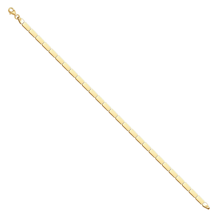 Solid gold id bracelet, 7.00 g — shown at an angle across the frame.