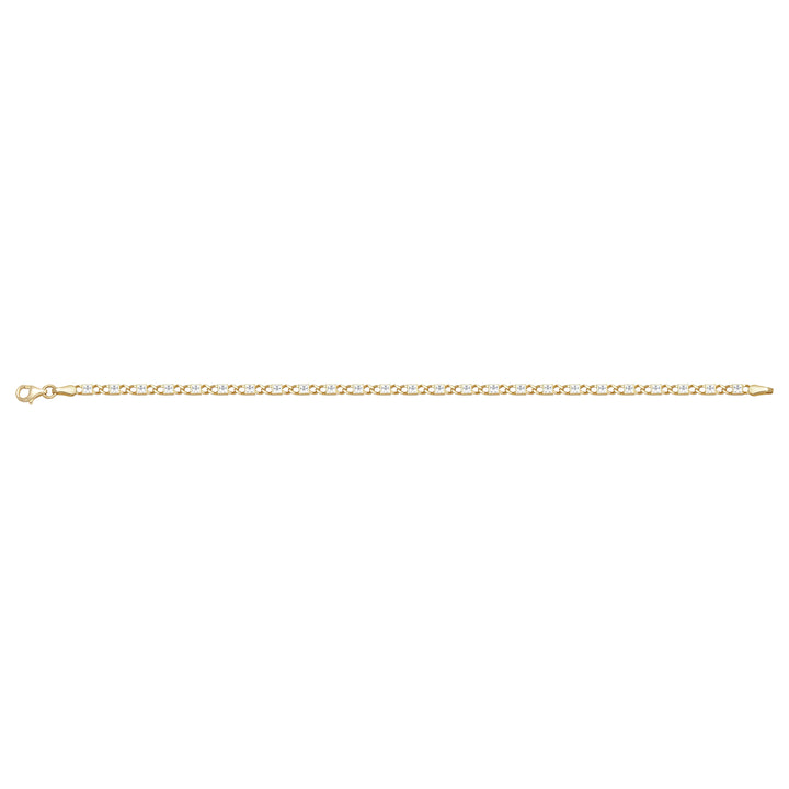 Solid gold mariner bracelet, 4.85 g — shown square on a plain background.