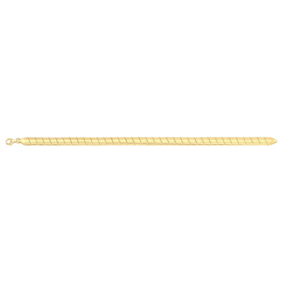 Solid gold braided bracelet, 10.10 g — shown square on a plain background.