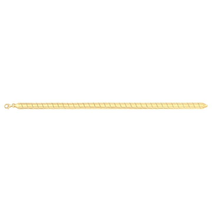 Solid gold braided bracelet, 10.10 g — shown square on a plain background.