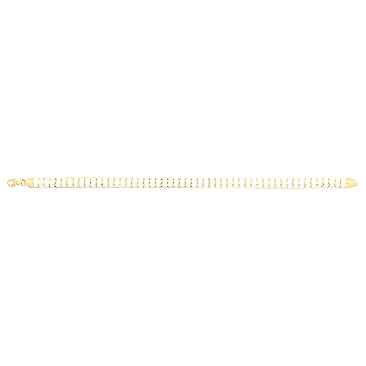 Solid gold id bracelet, 8.40 g — shown square on a plain background.