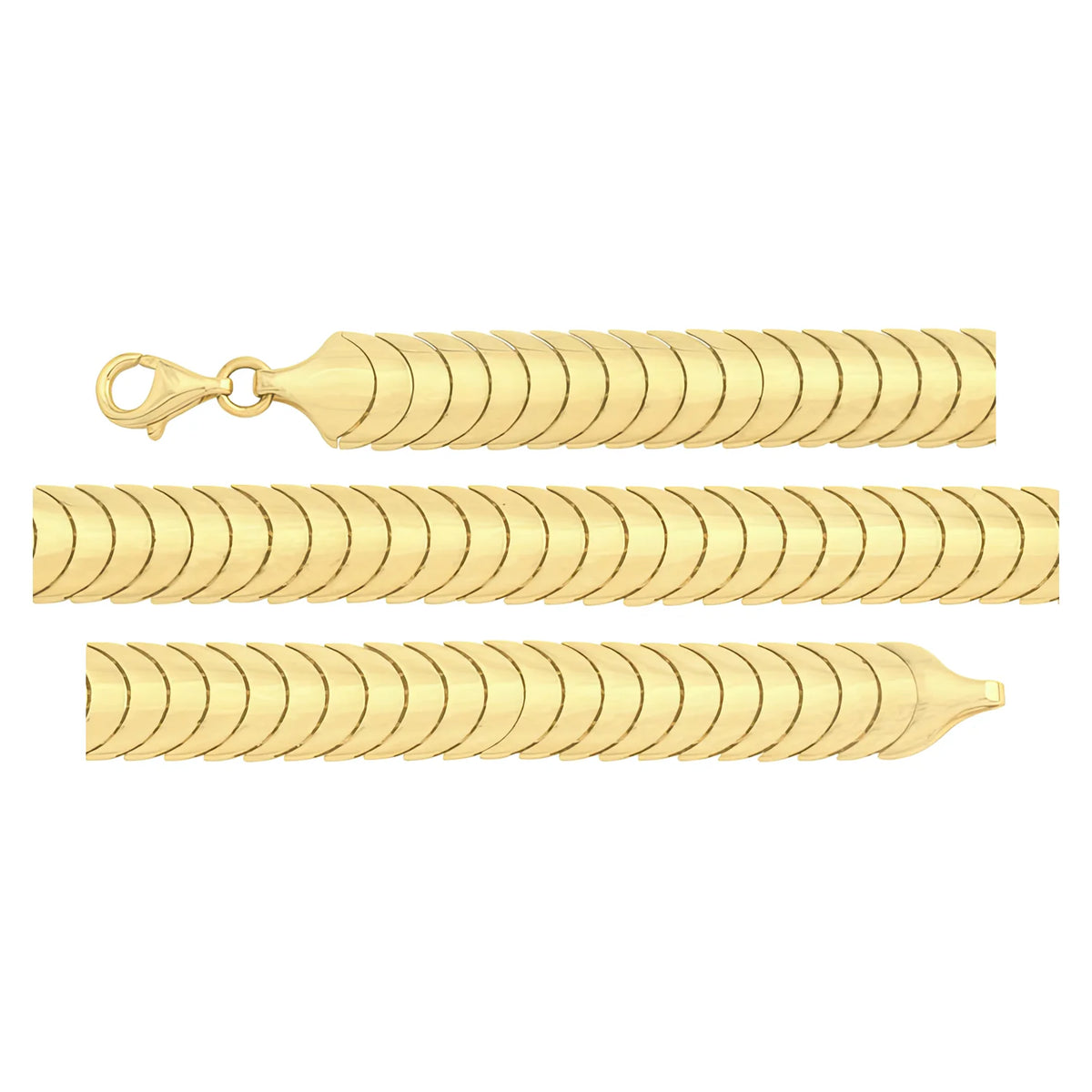 Solid gold braided bracelet, 10.40 g — shown in three rows across the frame.