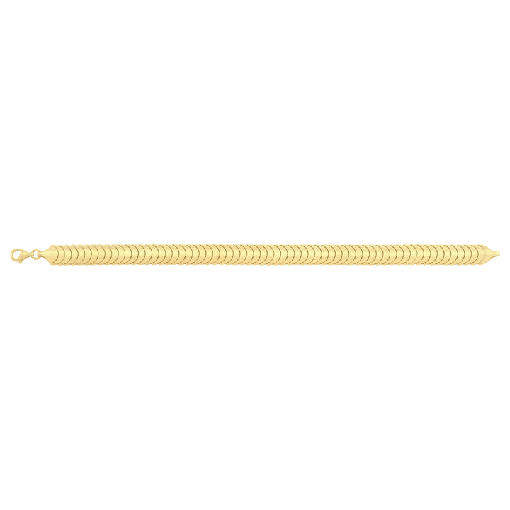 Solid gold braided bracelet, 10.40 g — shown square on a plain background.