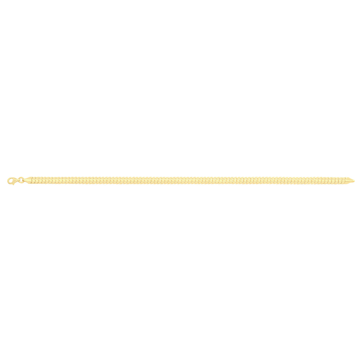 Solid gold braided bracelet, 5.60 g — shown square on a plain background.