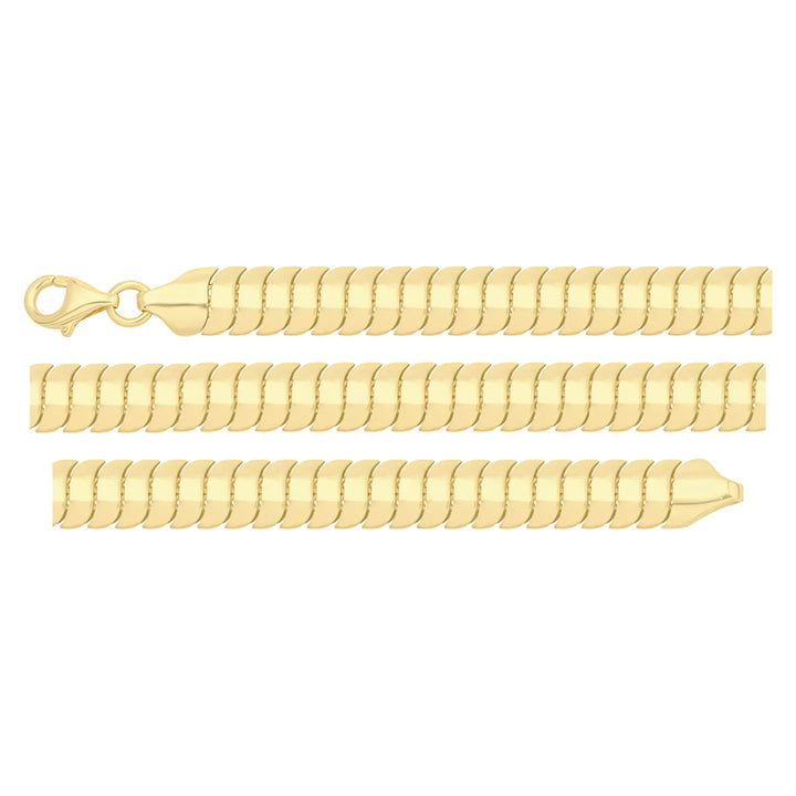Solid gold braided bracelet, 7.20 g — shown in three rows across the frame.