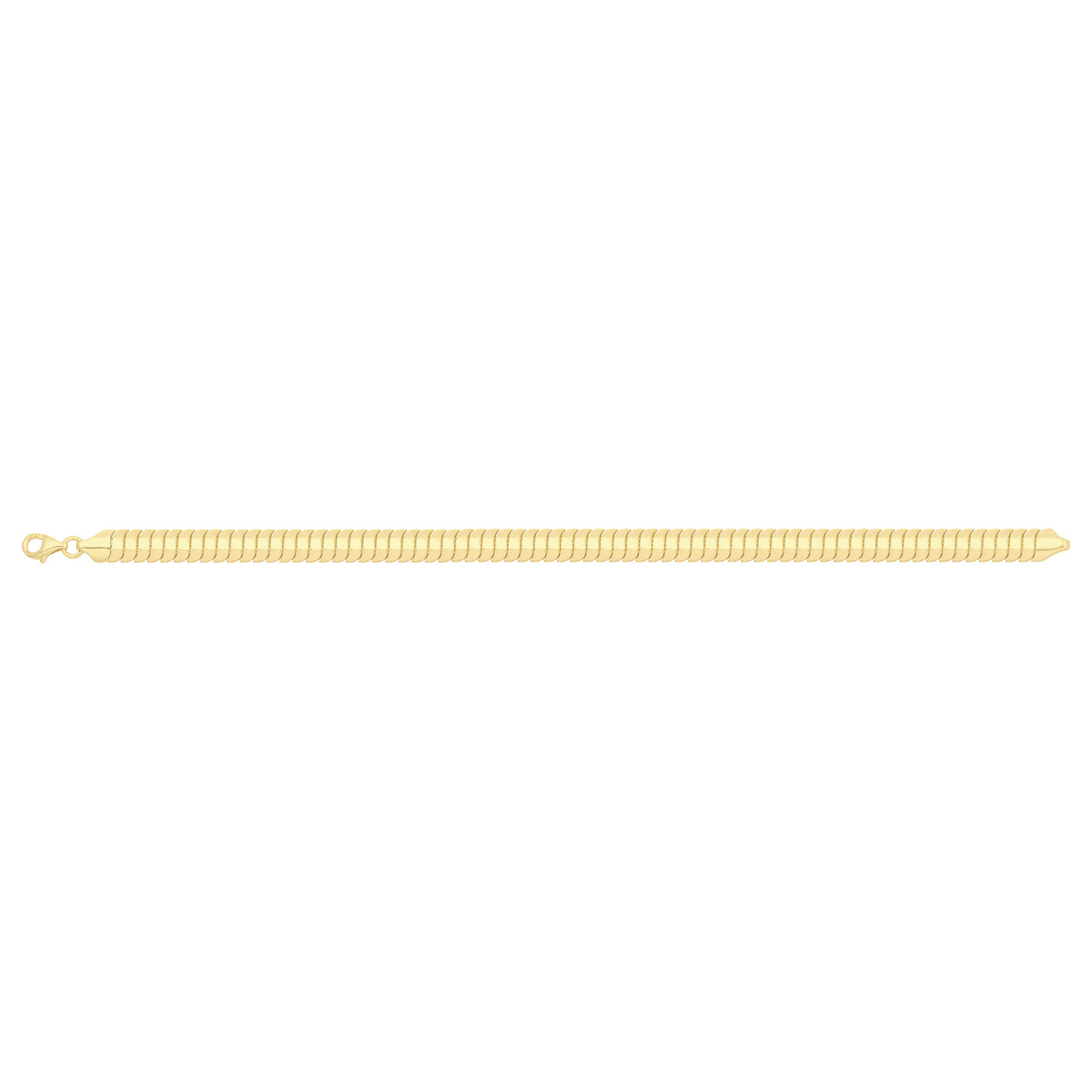 Solid gold braided bracelet, 7.20 g — shown square on a plain background.