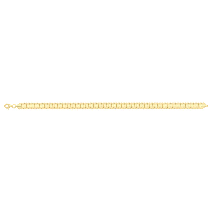 Solid gold braided bracelet, 7.20 g — shown square on a plain background.