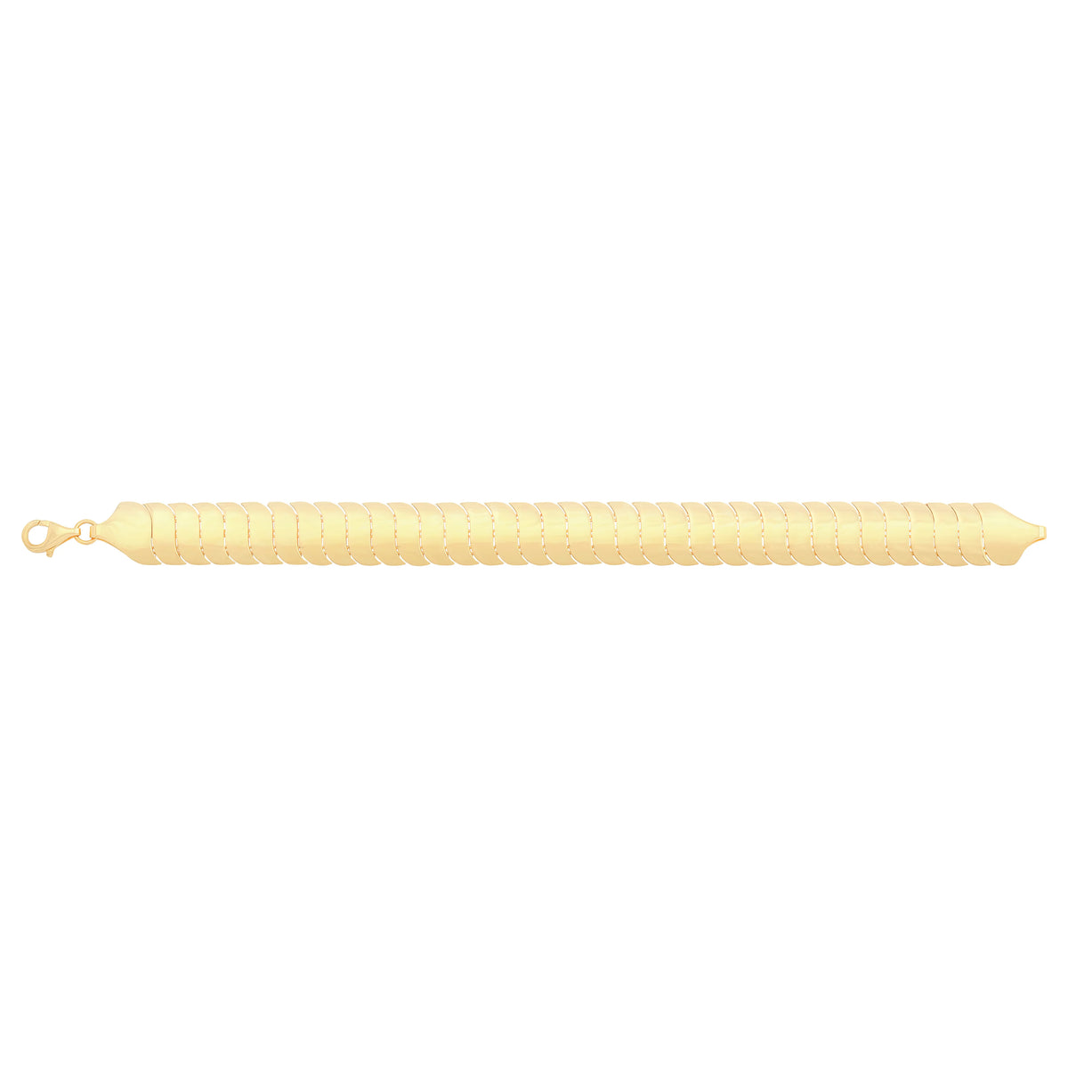 Solid gold braided bracelet, 13.50 g — shown square on a plain background.