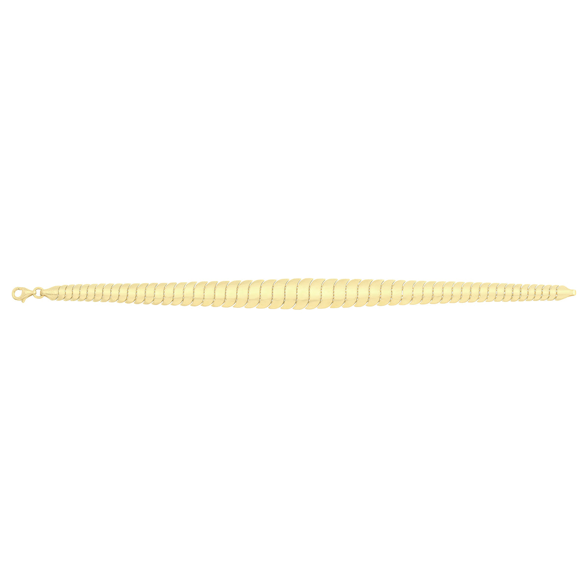 Solid gold braided bracelet, 8.50 g — shown square on a plain background.