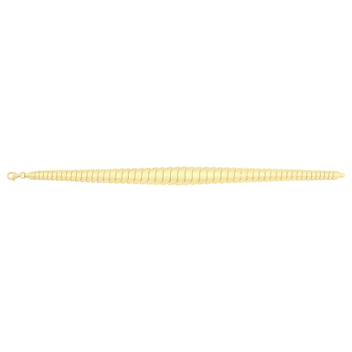 Solid gold braided bracelet, 8.50 g — shown square on a plain background.