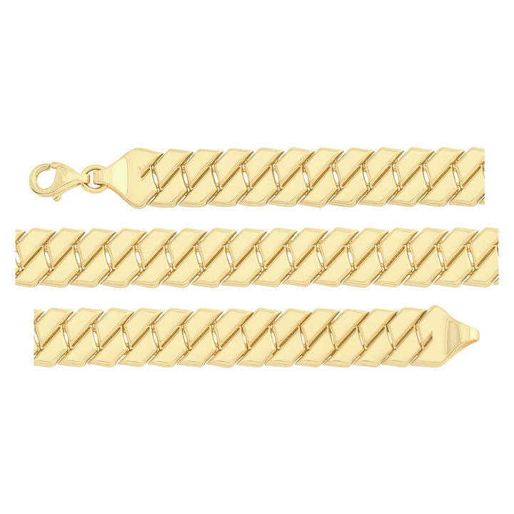 Solid gold braided bracelet, 7.20 g — shown in three rows across the frame.