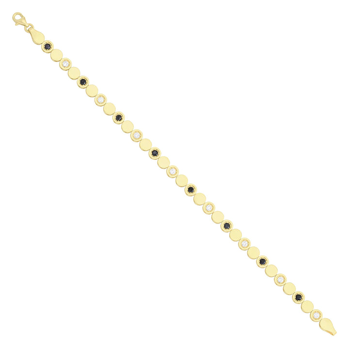 Solid gold id bracelet, 8.20 g — shown at an angle across the frame.