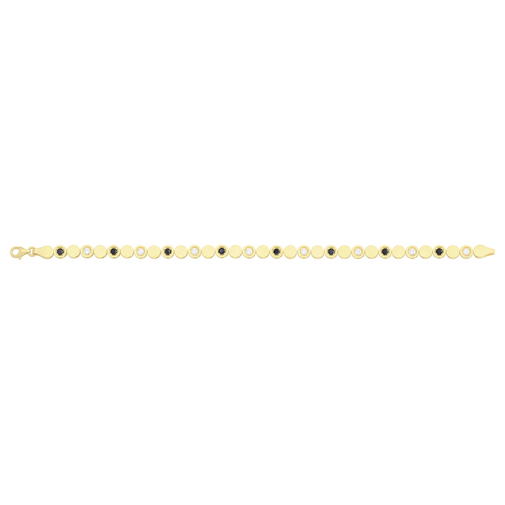Solid gold id bracelet, 8.20 g — shown square on a plain background.