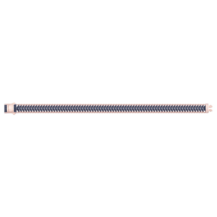 Solid gold herringbone bracelet, 19.25 g — shown square on a plain background.