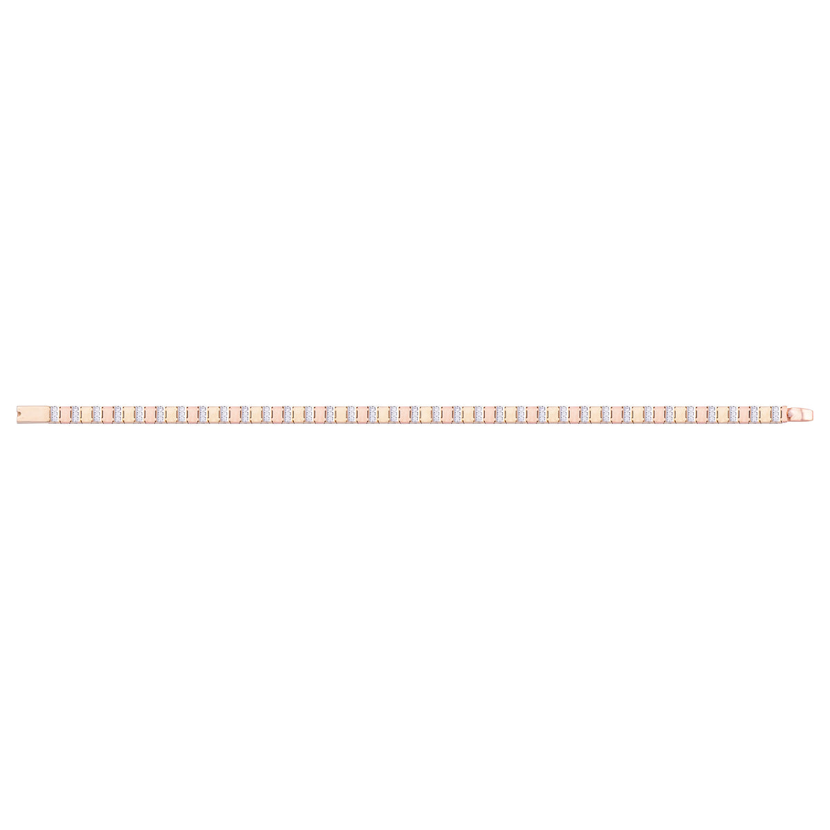 Solid gold id bracelet, 8.20 g — shown square on a plain background.