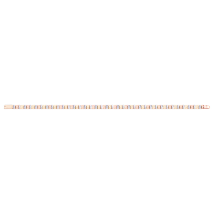 Solid gold id bracelet, 8.20 g — shown square on a plain background.