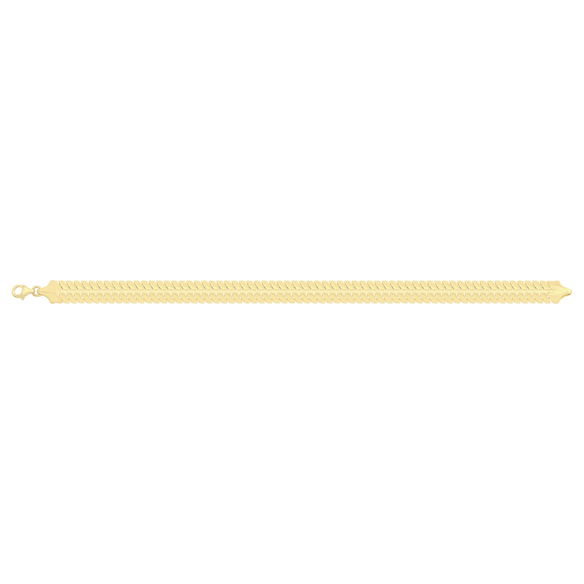 Solid gold braided bracelet, 12.00 g — shown square on a plain background.