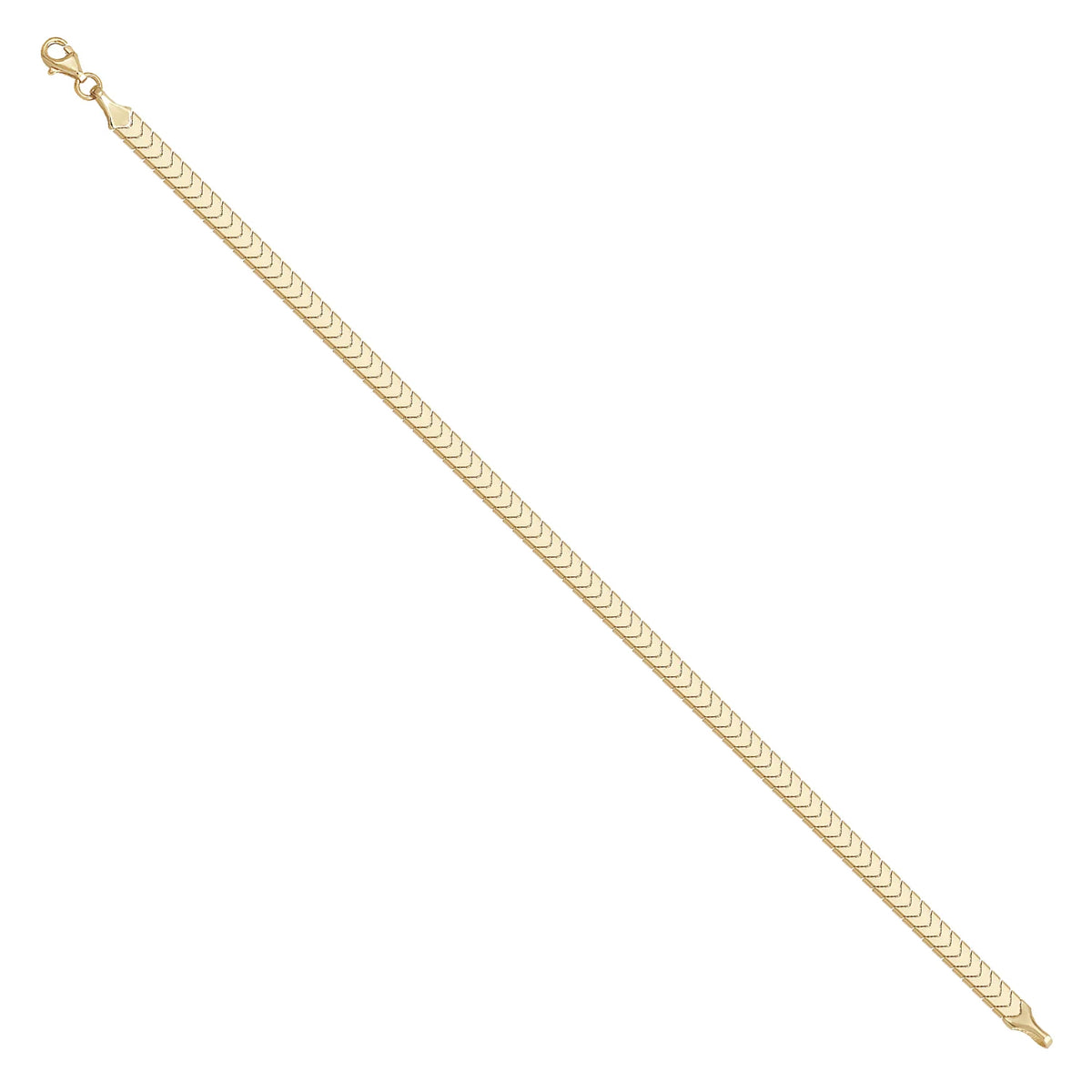 Solid gold braided bracelet, 6.00 g — shown at an angle across the frame.
