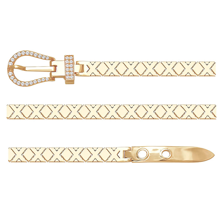 Solid gold braided bracelet, 9.05 g — shown in three rows across the frame.