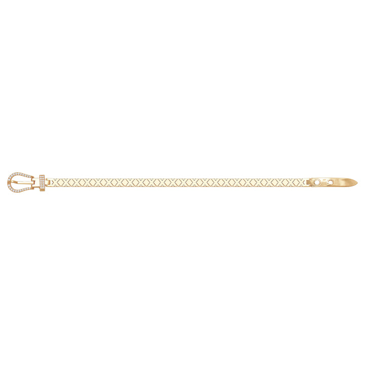 Solid gold braided bracelet, 9.05 g — shown square on a plain background.