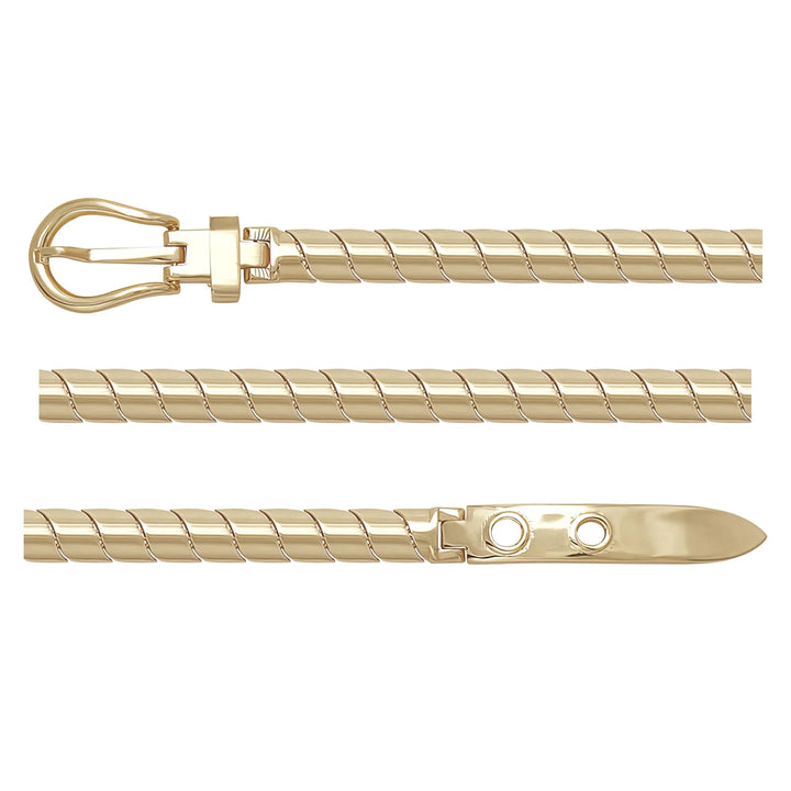 Solid gold braided bracelet, 12.85 g — shown in three rows across the frame.