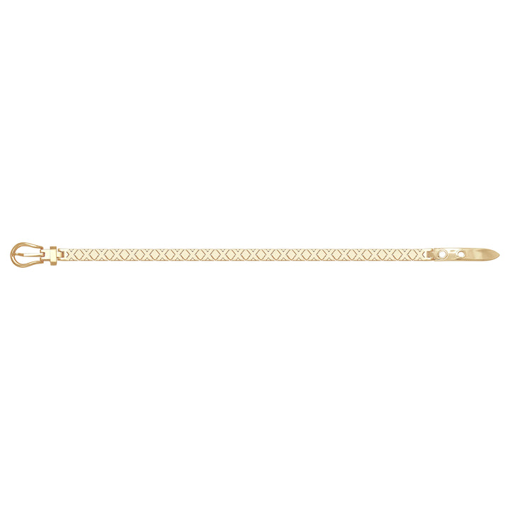 Solid gold braided bracelet, 9.20 g — shown square on a plain background.