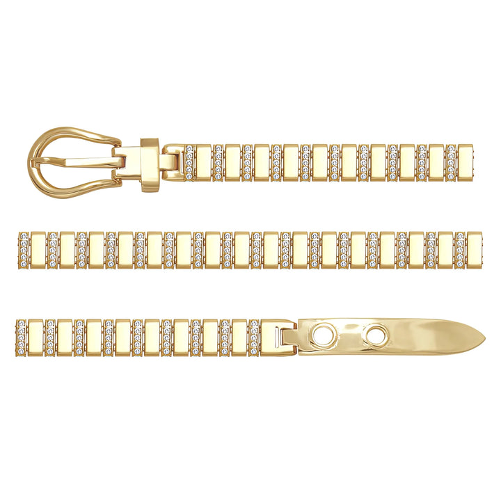 Solid gold bar link bracelet, 10.45 g — shown in three rows across the frame.