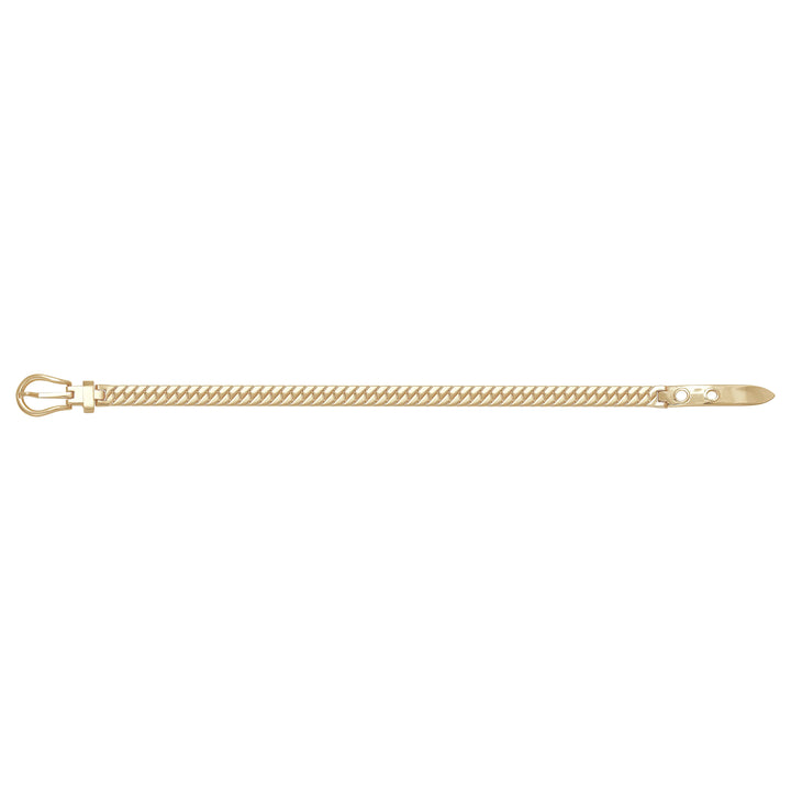 Solid gold braided bracelet, 10.30 g — shown square on a plain background.