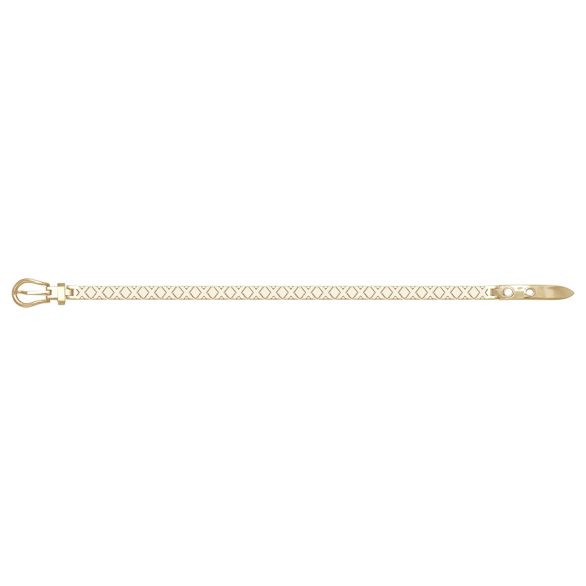 Solid gold braided bracelet, 9.50 g — shown square on a plain background.