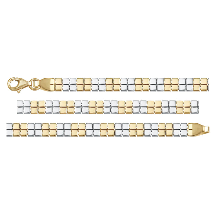 Solid gold bead bracelet, 4.70 g — shown in three rows across the frame.