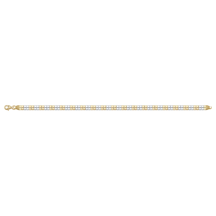 Solid gold bead bracelet, 4.70 g — shown square on a plain background.
