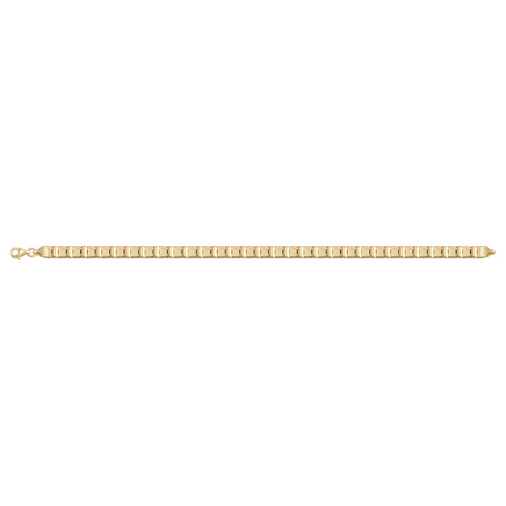 Solid gold id bracelet, 8.30 g — shown square on a plain background.