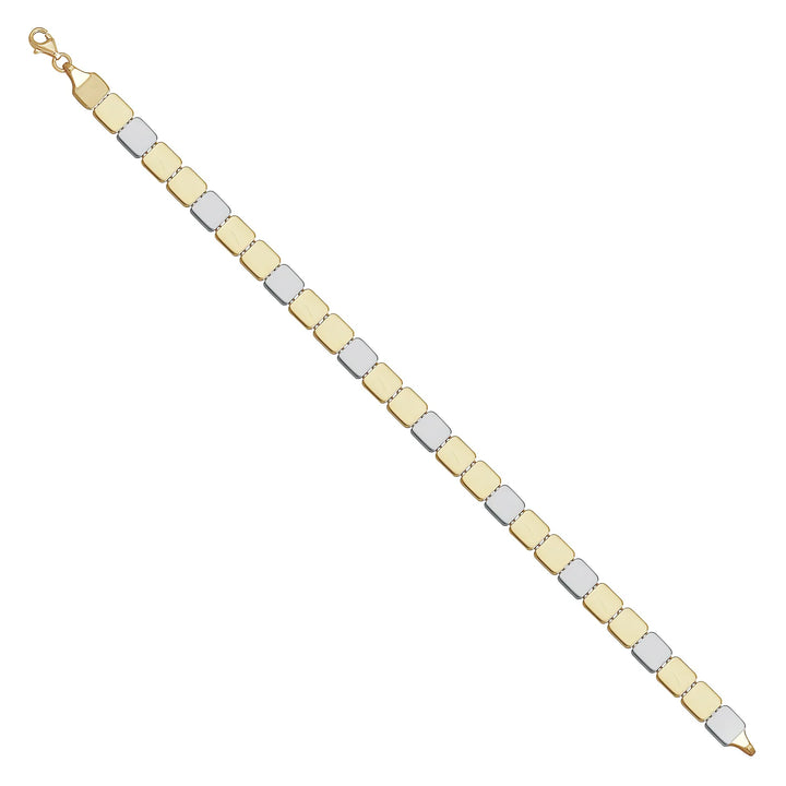 Solid gold id bracelet, 8.95 g — shown at an angle across the frame.