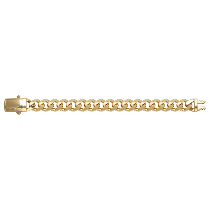 Solid gold curb bracelet, 22.11 g — shown square on a plain background.