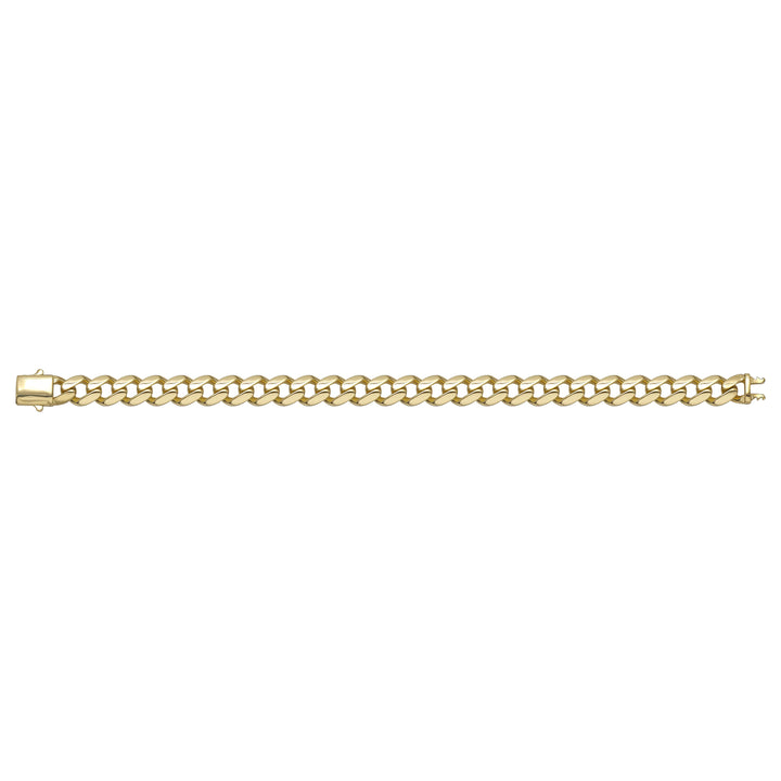 Solid gold curb bracelet, 16.46 g — shown square on a plain background.