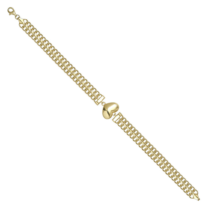 Solid gold braided bracelet, 8.94 g — shown at an angle across the frame.